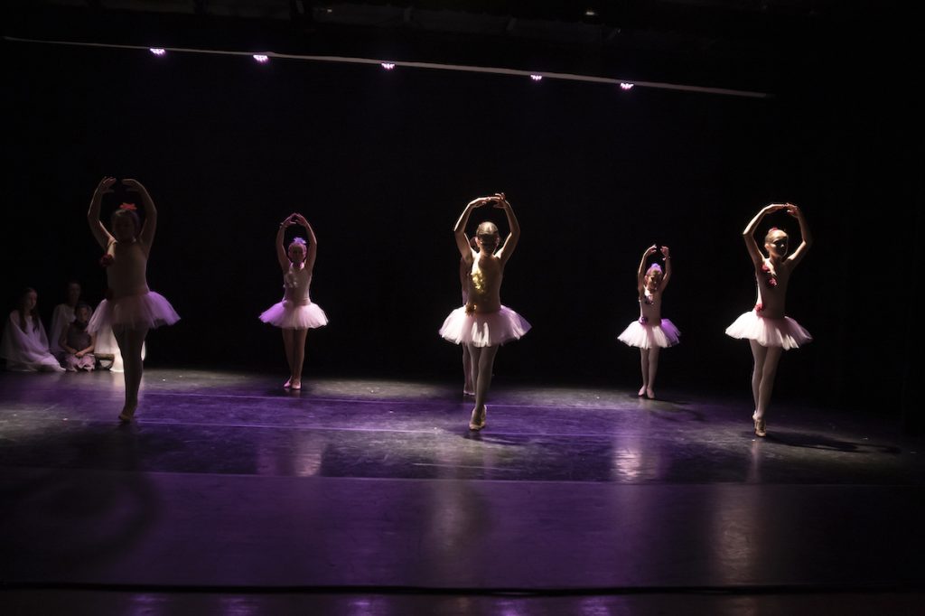 Elèves enfants de l'école de danse de Montpon en classique.