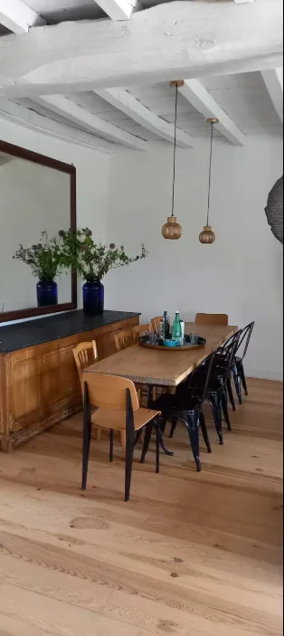 Salle à manger gîte