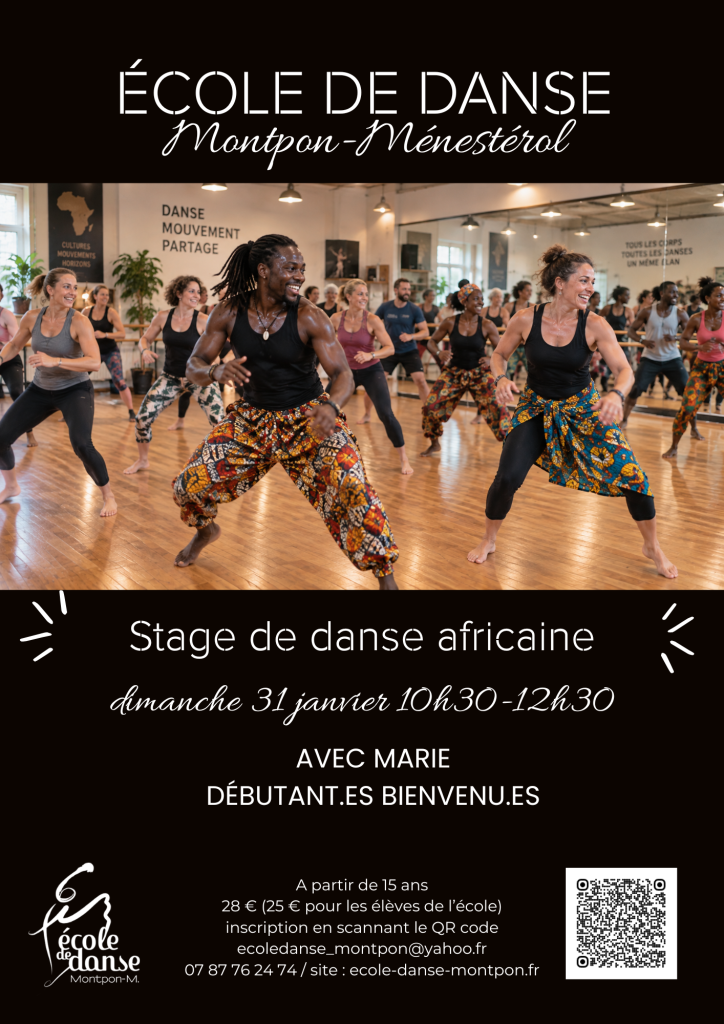 Stage danse africaine à Montpon