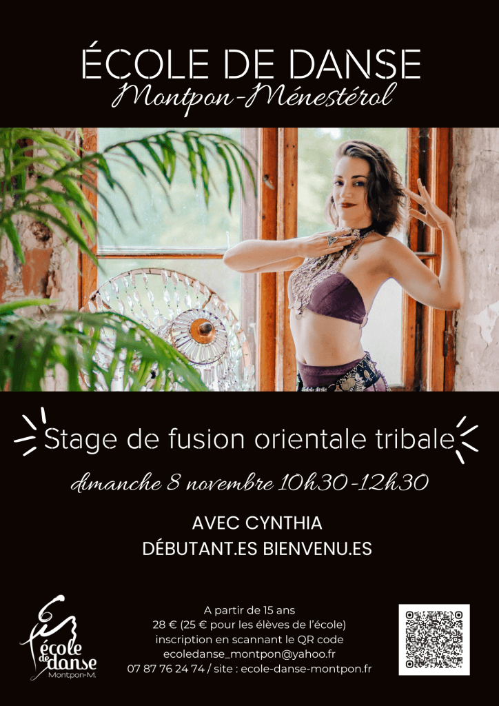 Stage de fusion orientale tribale à Montpon