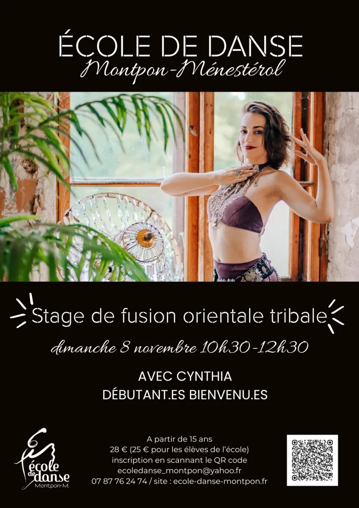 Stage de fusion orientale tribale à Montpon